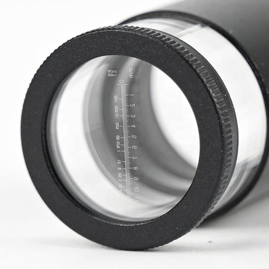 AMZINST LPM-6725 Prémium Mini Gyémántmérő és Nagyító Vonalzó (10x – 21mm)